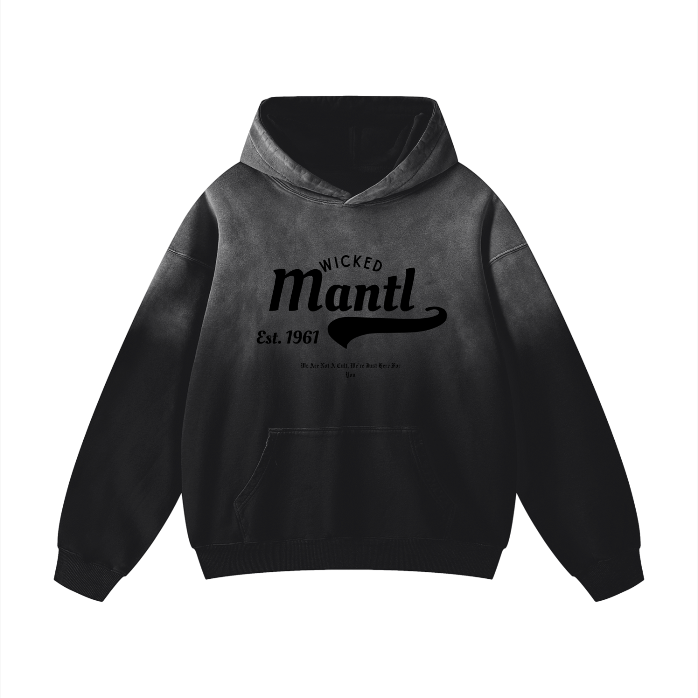 Vintage on Smoke Oversized Hoodie - WM61