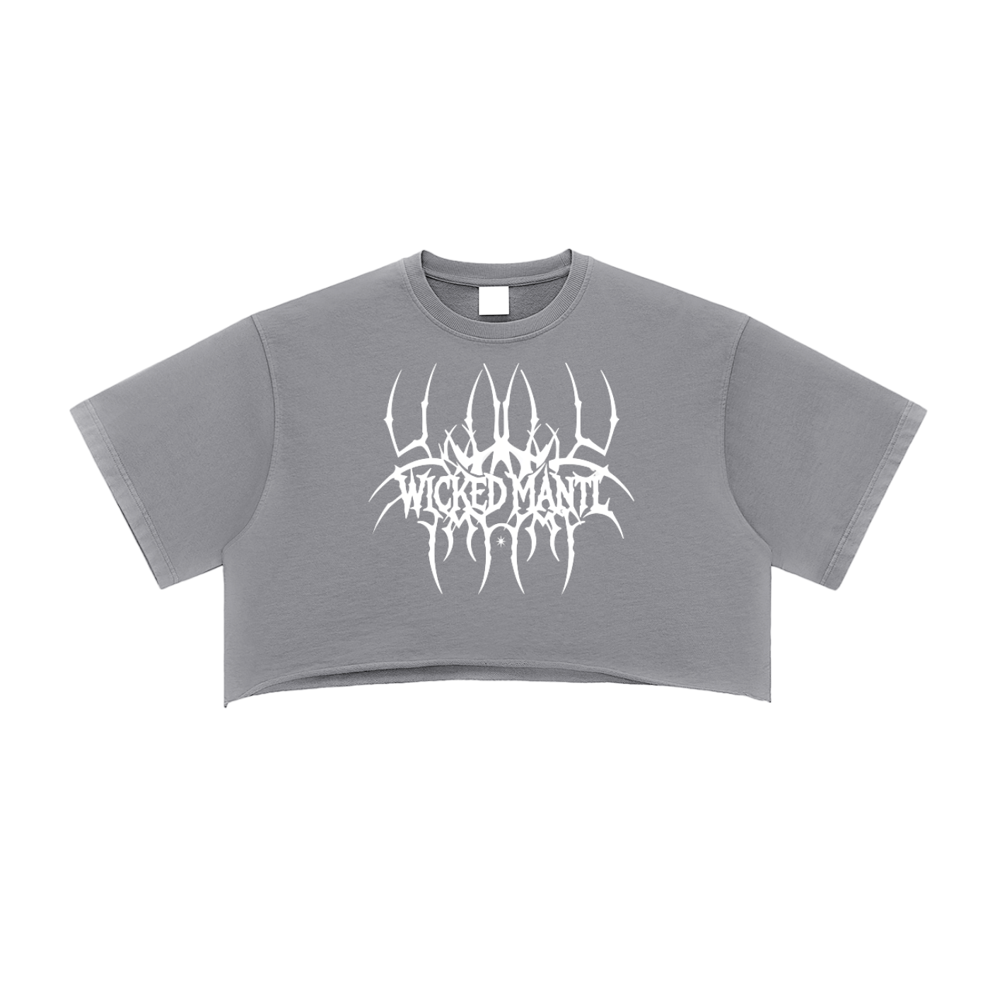 Raw Edge Crop Top