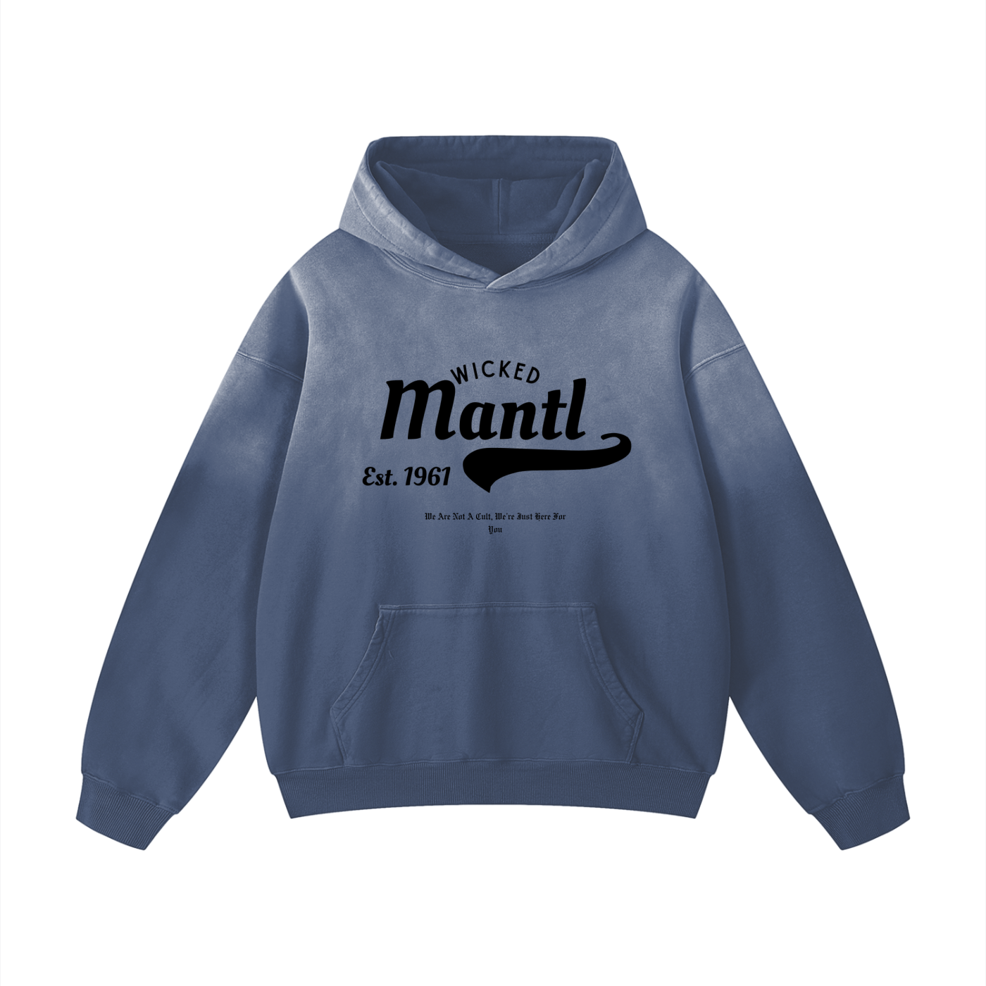 Vintage on Smoke Oversized Hoodie - WM61