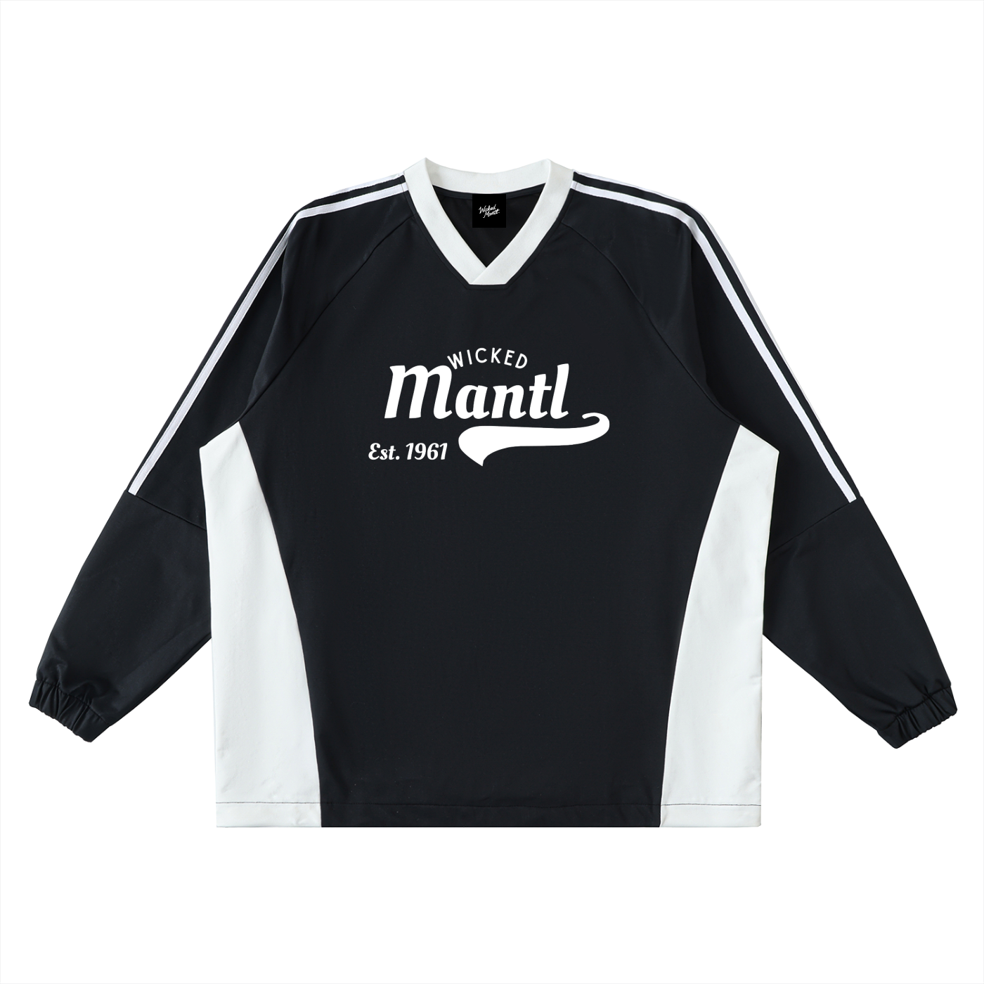 Vintage V-Neck Long-Sleeve