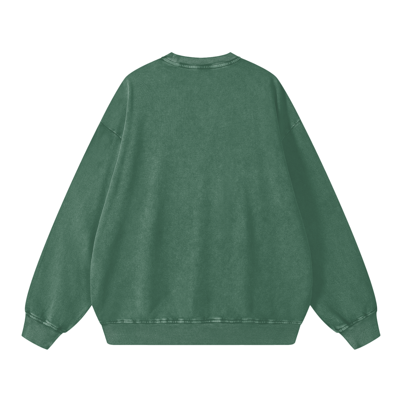 Snow-washed oversized sweater