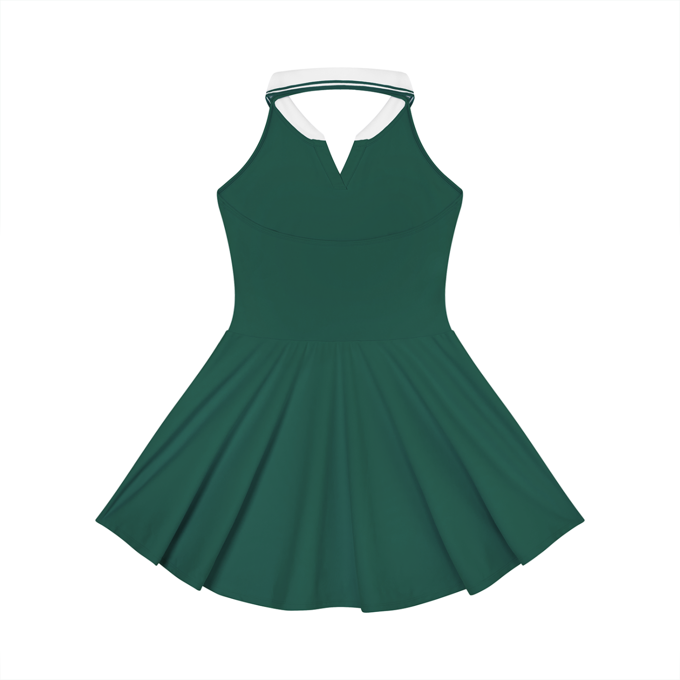 Collared Halter A-Line Tennis Dress