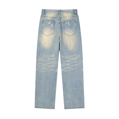 Sun Fade Hem Denim