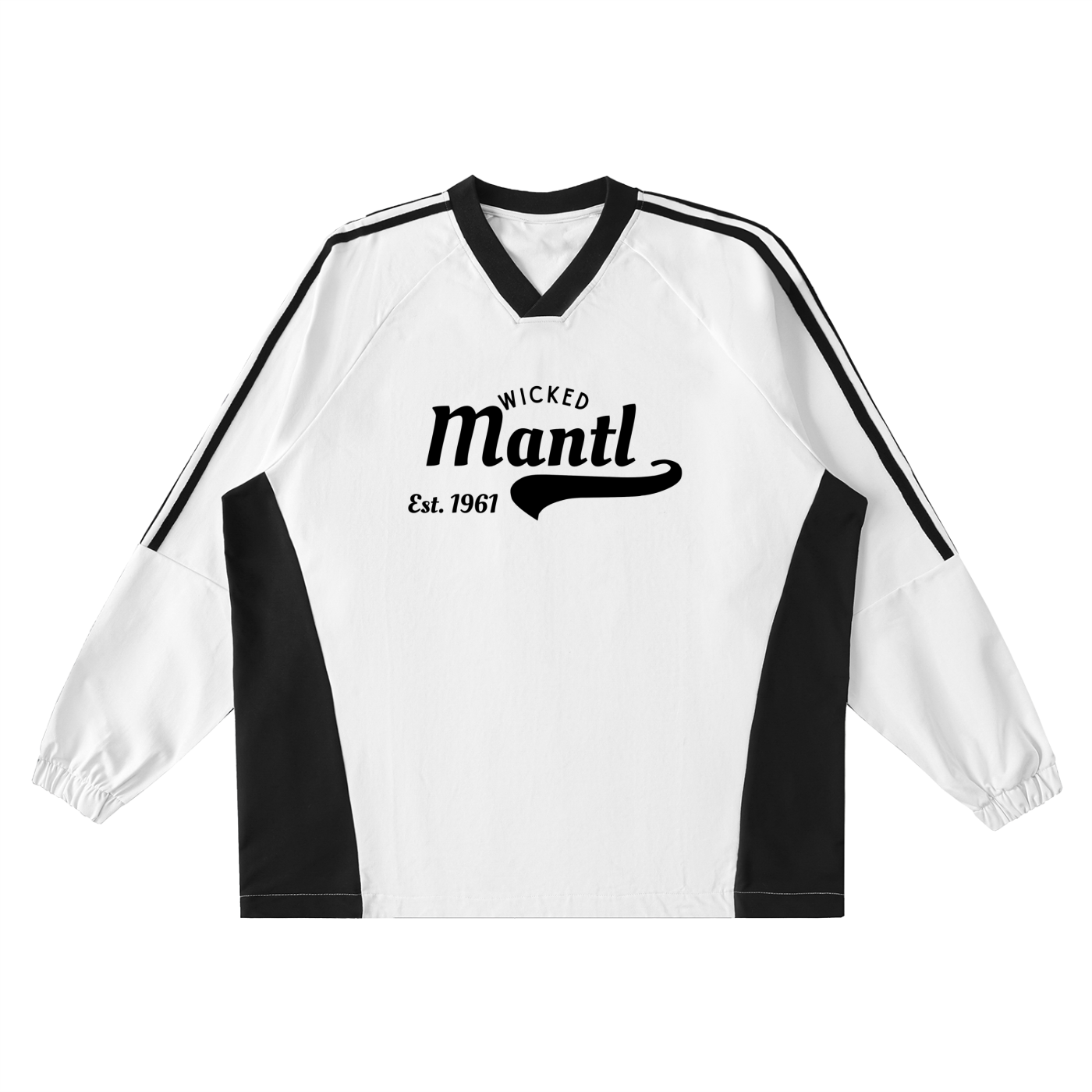 Vintage V-Neck Long-Sleeve