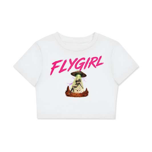 FLYGIRL Beam me up Fitted Crop Top