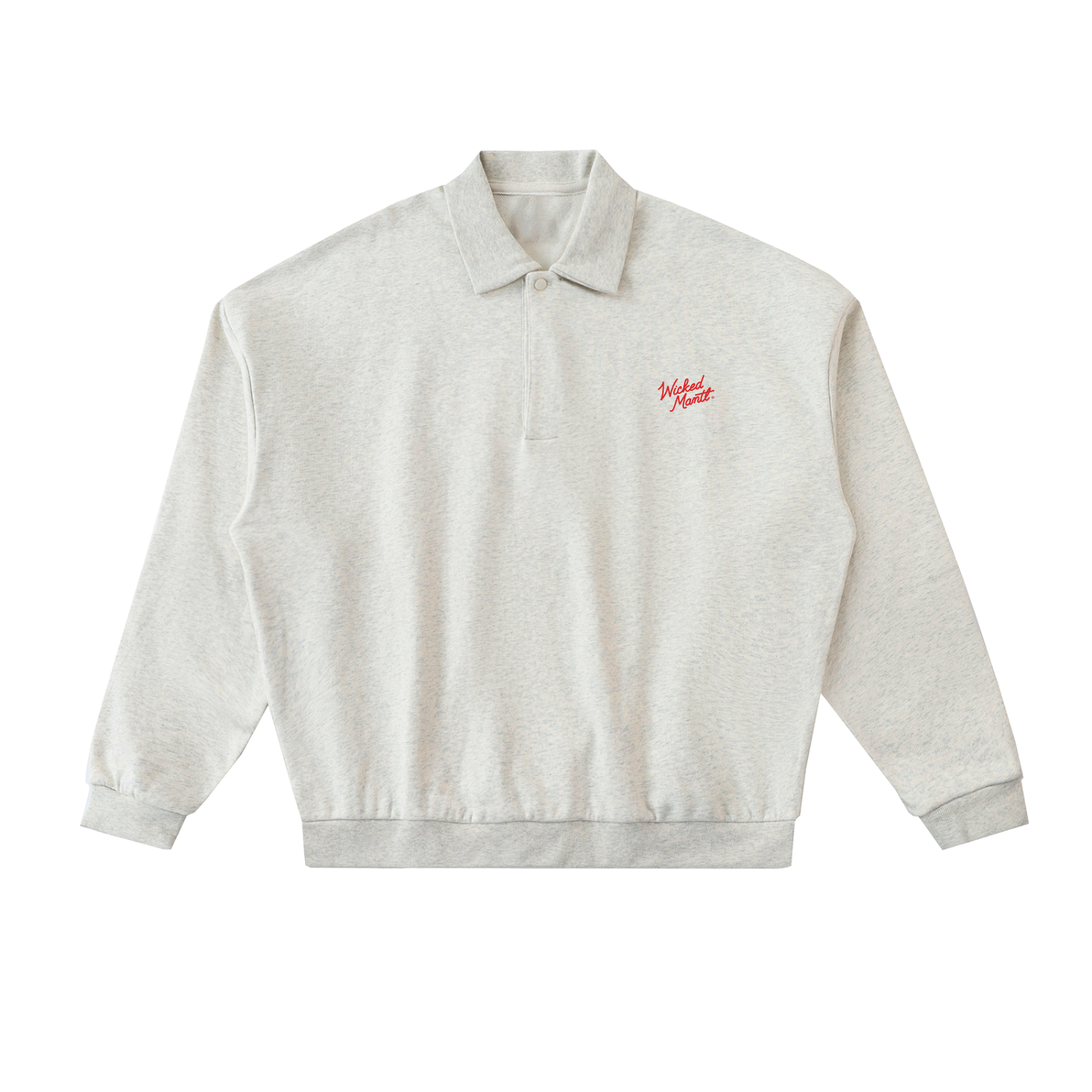 Heavyweight Fleece Polo Sweatshirt