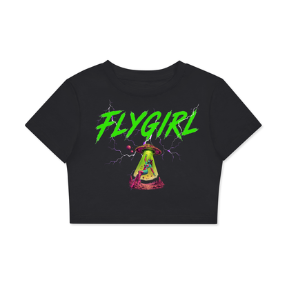 FLYGIRL Beam me up Fitted Crop Top