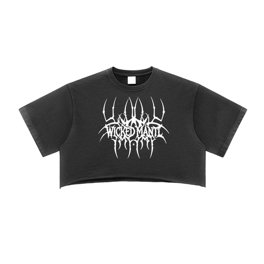 Raw Edge Crop Top