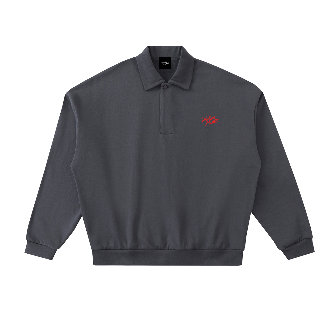 Heavyweight Fleece Polo Sweatshirt