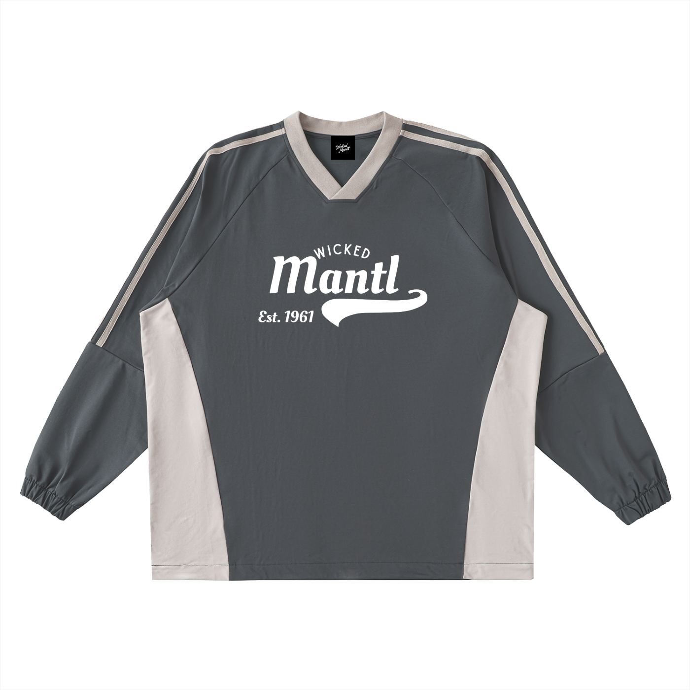 Vintage V-Neck Long-Sleeve