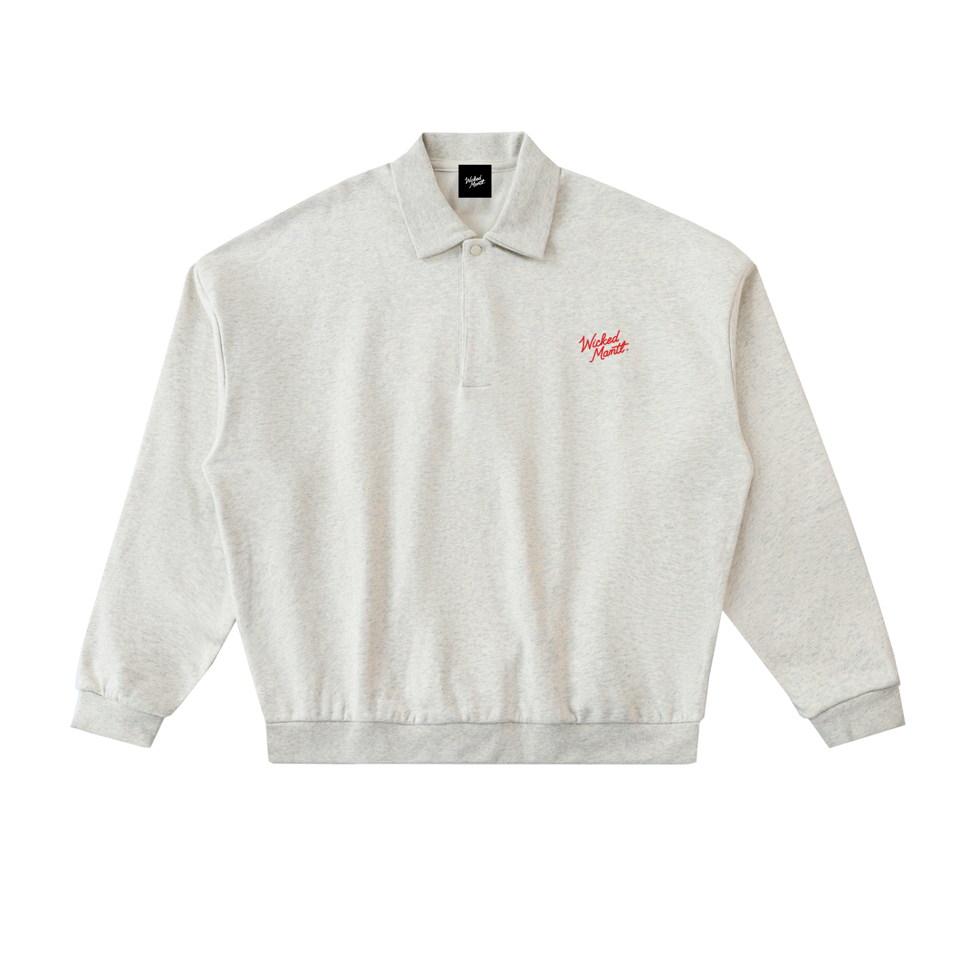 Heavyweight Fleece Polo Sweatshirt