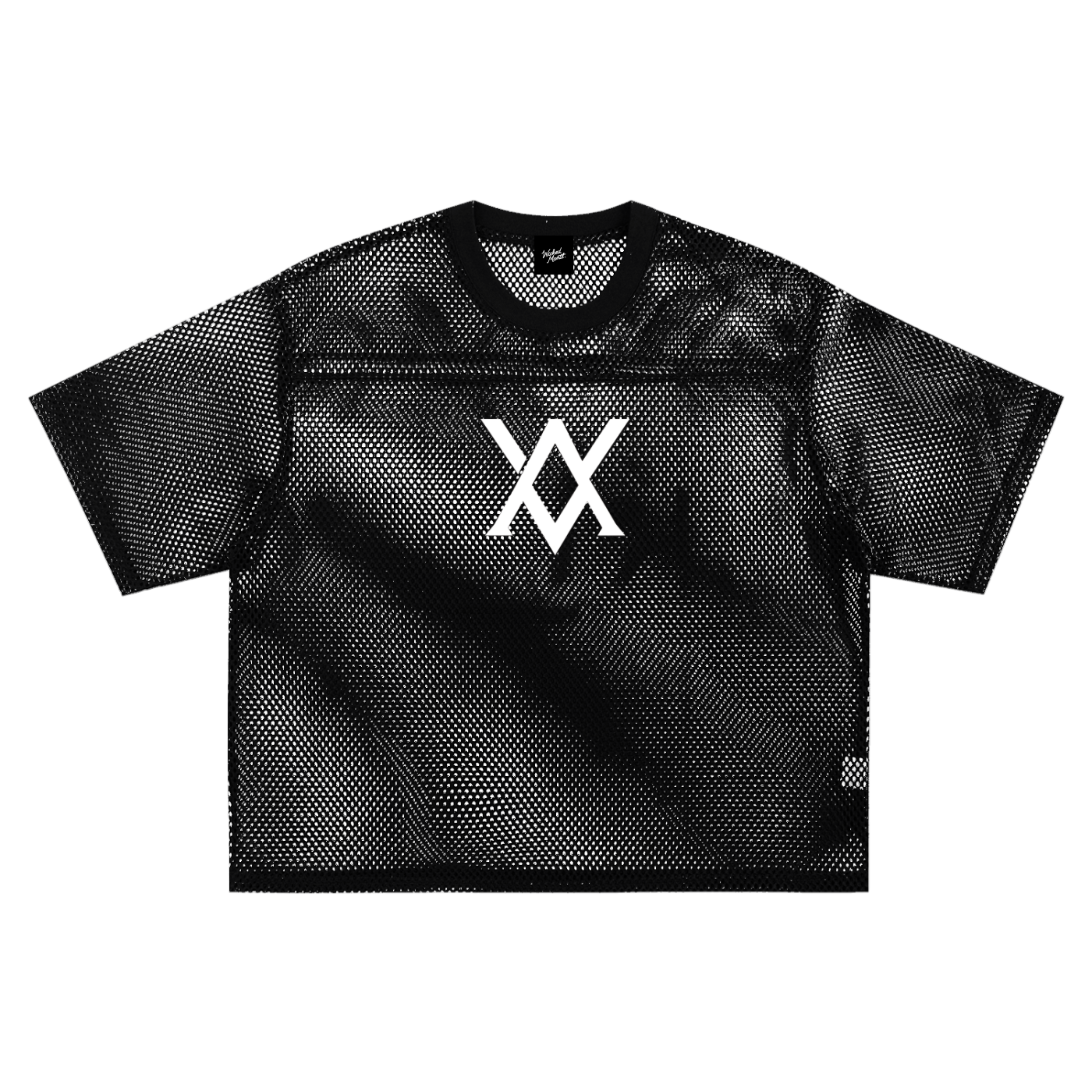 Boxy See-through Net Shirt