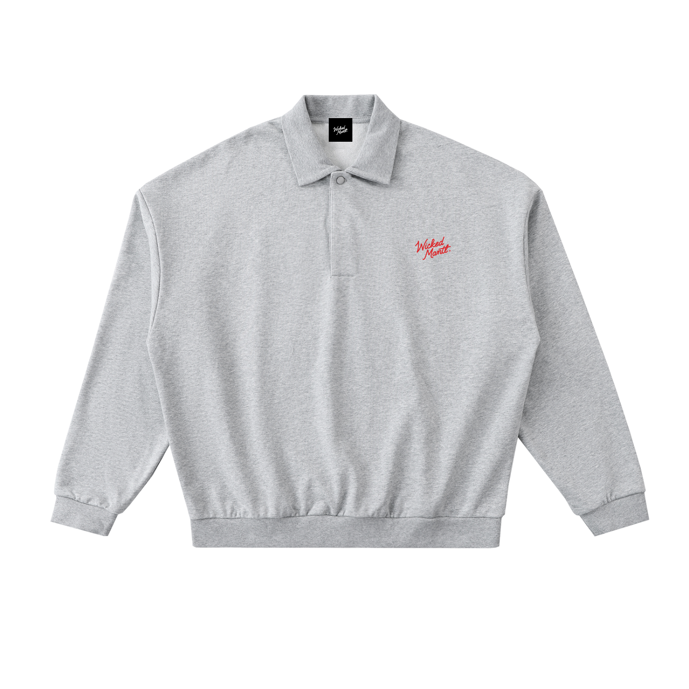 Heavyweight Fleece Polo Sweatshirt