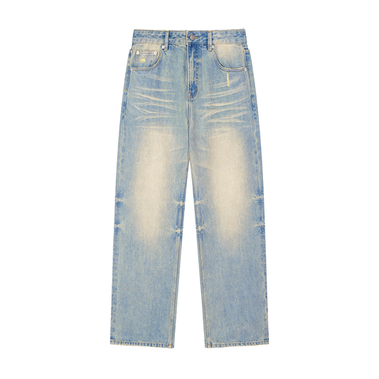 Sun Fade Hem Denim