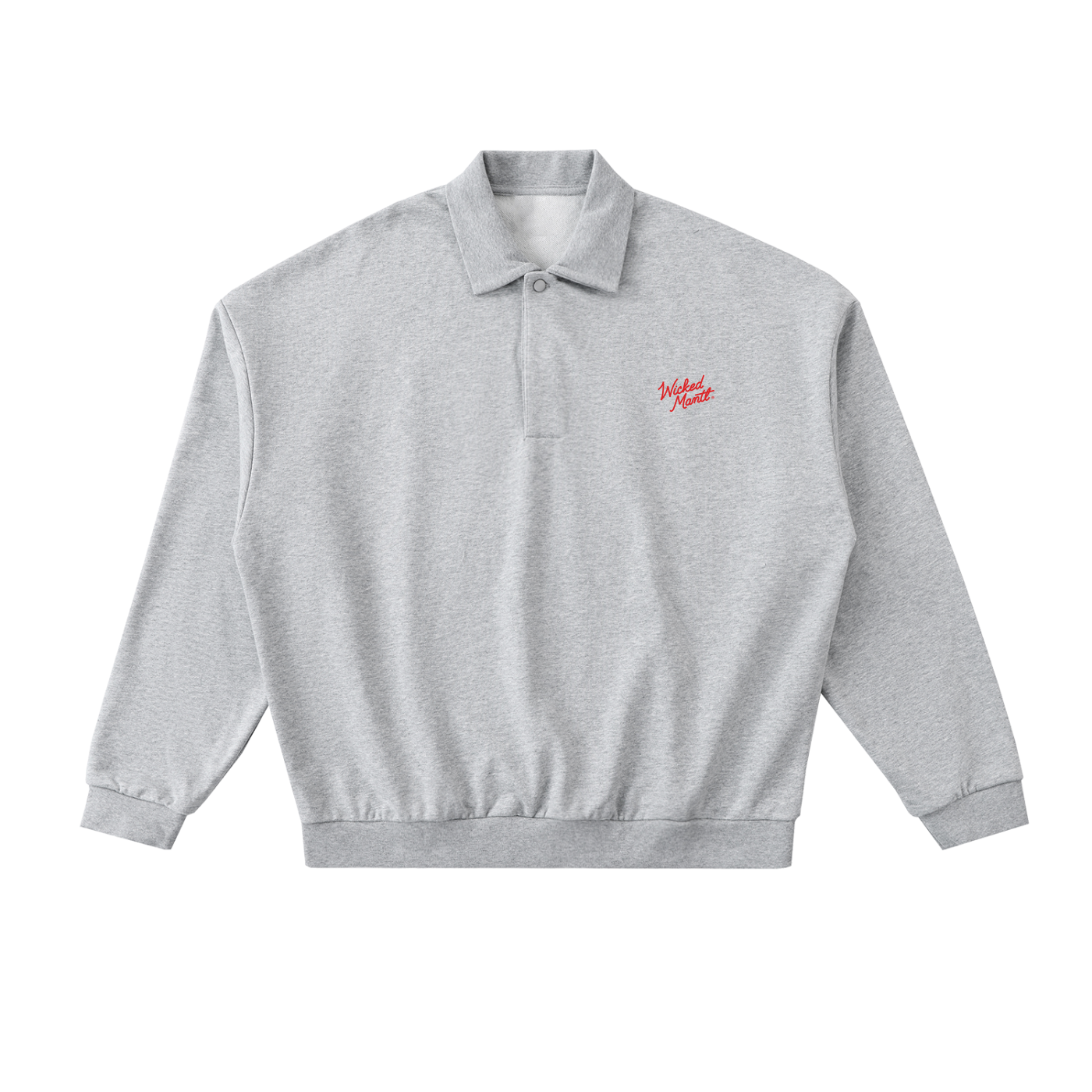 Heavyweight Fleece Polo Sweatshirt