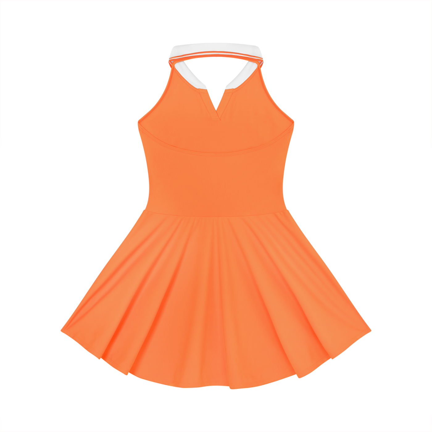 Collared Halter A-Line Tennis Dress