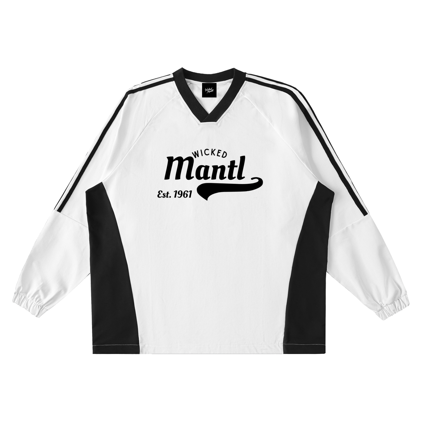 Vintage V-Neck Long-Sleeve
